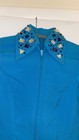 Girls Custom Made Equestrian Western Show Jacket- Bling Turquoise Showmanship