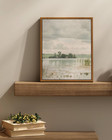 Framed Canvas Prints Art Vintage Decor  Esrum Lake Oil Paintings Pictures For Be