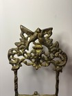 Pair Antique Vintage Brass Book Easel Stand Bible Music Holder Tabletop
