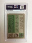 Dan Marino Signed    hof 05    1984 Topps  123 Rookie Card Psa dna Gem Mint 10 Auto