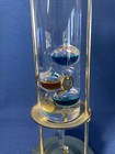 Vintage 16 5  Galileo Bubble Thermometer With Brass Tiered Stand