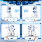 Programmable Robot Toy With Gesture Control For Kids Rechargeable 3-12 Years