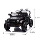 24v 2-seater Electric Kid Child Ride On Car Jeep Toy Music Parents Control 160w