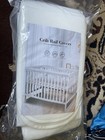Baby Crib Rail Cover Chewing Breathable Protector Off White