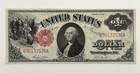 1917 One Dollar Banknote  Large Size legal Tender  Sawhorse Reverse   1