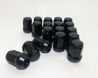 23 Black Jeep Lug Nuts 1 2x20 Bulge Acorn Closed End For Jeep Wrangler Jk Tj Yj