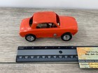 Vintage Custom Handmade Slot Car 4 5in Orange Body Brass Metal Chassis 1 32 1 43