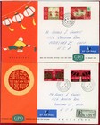 Hong Kong 1967 72  6 Different New Year Fdc s