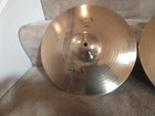 Zildjian A Custom 14 Inch Hi Hat Cymbals  Brilliant Finish  