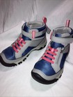Keen Girls Redwood Mid Hiking Boots Us Size 3 Excellent Condition Blue gray pink