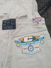 Vtg Nos 90s Cruise Control Overalls Jean Shorts Sz 38 Farmer Mens Bib Denim Y2k