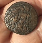 Panticapaeum  Bosporus Kingdom  Ancient Greek Ae Coin  Pan griffin  C  300 Bc
