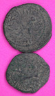 2 Nice Widows Mite Coins Holy Land Artifact Display Card Export Permit Coa  l527