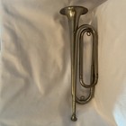 Vintage U  S  Regulation Military Bugle With Mouthpiece 