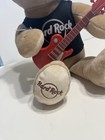 Hard Rock Rockin    Rob Singing Plush Teddy Bear W Guitar Nwt Collectible Toy