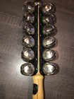 Cosmic Percussion Sleigh Bells 25-bell Stick Handheld Lp Usa 13    Vintage Njersey