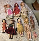 Vintage 40   s 50   s 60   s Small Doll Lot X9 Dolls