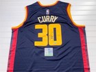 Stephen Curry Gsw Hand Signed Autographed Nba Jersey Jsa Coa