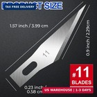 150 Pcs Exacto Knife Blades  11  Sk5 High-carbon Steel Craft Blades