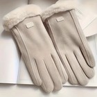 Women Ladies Warm Thick Soft Cashmere Touch Screen Winter Fleece Gloves Us