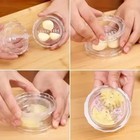 Manual Garlic Press Crusher Twist Box Ginger Grinder Mincer Chopper Kitchen Tool