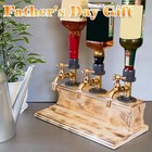Wooden Tap Shaped Whiskey Dispenser   The Perfect Liquor Gift For Men