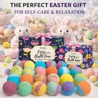 24 Organic Bath Bombs Set With Essential Oils For Spa And Relaxation