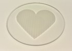Clear Acrylic Plexiglass 1 8  Plastic Sheet Circle Disc 8  Diameter
