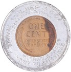 Wm  Volker And Co Home Furnishing 1918 Wheat Cent Good Luck Token