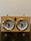 Apf V Rolland Wood Chess Clock Made In Germany