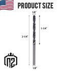 2pcs 136 Point Angle 1 8 x1-1 4 x2-1 4  Solid Carbide Drill Bits - Altin Coated
