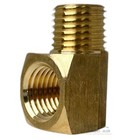 10 Pack 1 4  Npt Brass Street Elbow 90 Degree Pipe Thread Fitting Male Female