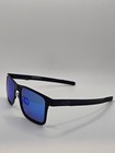 Oakley Holbrook Metal Blue Polarized Lens Black Frame Oo4123-05 127