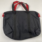 Vintage American Airlines Tote Bag Carry On Overnight Black Red Double Handle