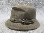 Vintage Schuman Sullivan New Haven Hat Mens Large Usa Harris Irish Tweed Wool Ec