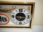 Vintage Schmidts Beer Advertising Mirrored Signed Wall Clock