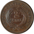 1868 Two  2  Cent Piece Nice Unc Nice Eye Appeal Nice Strike