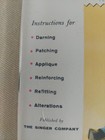1961 Singer Sewing Library How To Sewing Reinforce Repair Refit Alter Book 117