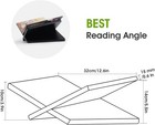 Wood Book Stand For Reading - 15   Angle Book Display Stand For Cookbooks  Textb