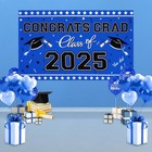 Graduation Decorations 2025 - Class Of 2025 Graduation Photo Backdrop  65    X 39 