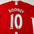 Autographed signed Wayne Rooney Manchester United Red 2008 Jersey Beckett Coa
