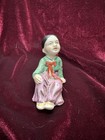 Vintage Porcelain Made In Occupied Japan Figurine  Woman Resting