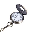 Personalized Pattern Steampunk Vintage Alloy Quartz Roman Numerals Pocket Watch