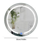 20  Round Touch Bathroom Led Illuminated Vanity Wall Mirror Makeup With Light Us