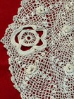 Antique Vintage Lace Collar  Victorian Irish Crochet V Neck