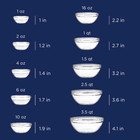 Glass Mixing Bowls  10 Piece Set