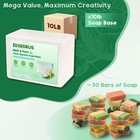 Unscented Transparent Glycerin Melt And Pour Soap Base Diy Supplies 10 Lb