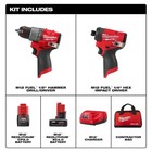 Sale    milwaukee M12 Fuel 2-tool Combo Kit - 3497-22  us Stock 