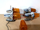 4 Vintage  International Oem Signal Stat  Amber Truck Cab Marker Lights  1 Lens