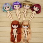 1 6 Bjd Blythe Doll 8   Middle Joint Body Matte Face Long Short Hair Custom Toys